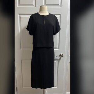 Women’s j crew 365 2pc skirt suit black size 6